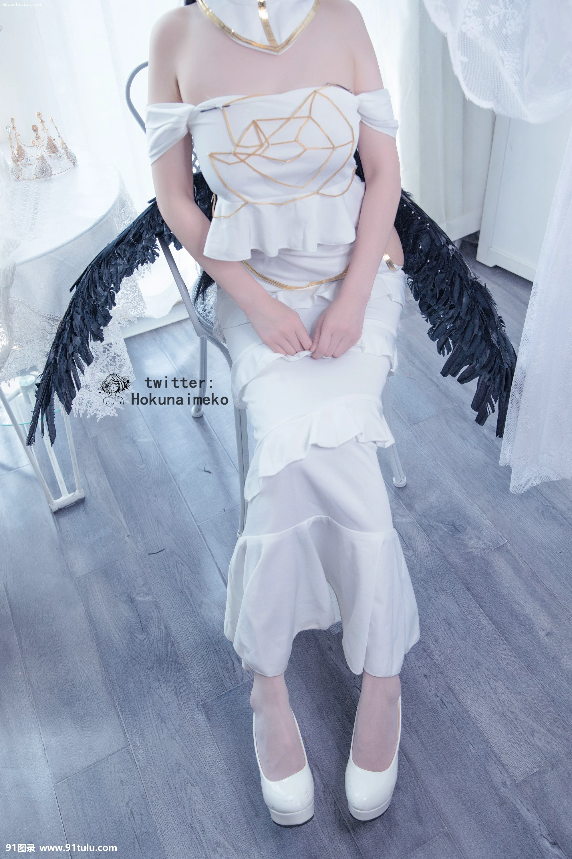 Hokunaimeko Overlord Cosplay   Albedo [35P][韩国 金先生 偷拍]
