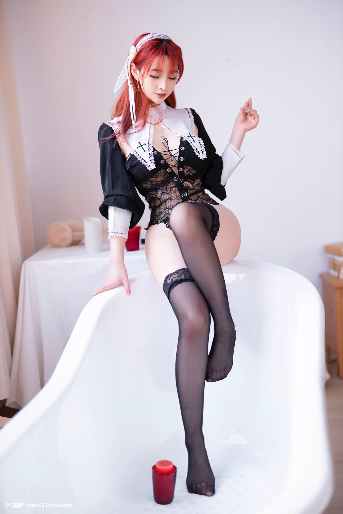 Cosplay [叉子宝宝] 合集 Nurse [55P][レタス 種類 写真]